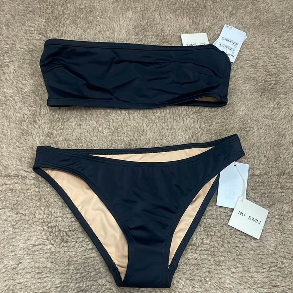 Nu Swim Black Bikini Size S New